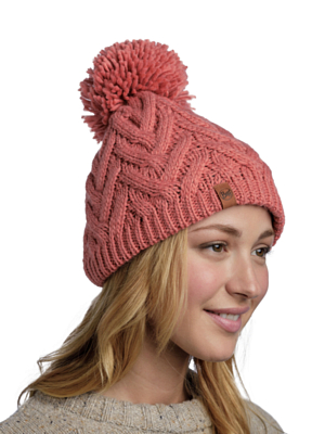 Шапка Buff Knitted & Fleece Band Caryn Crimson