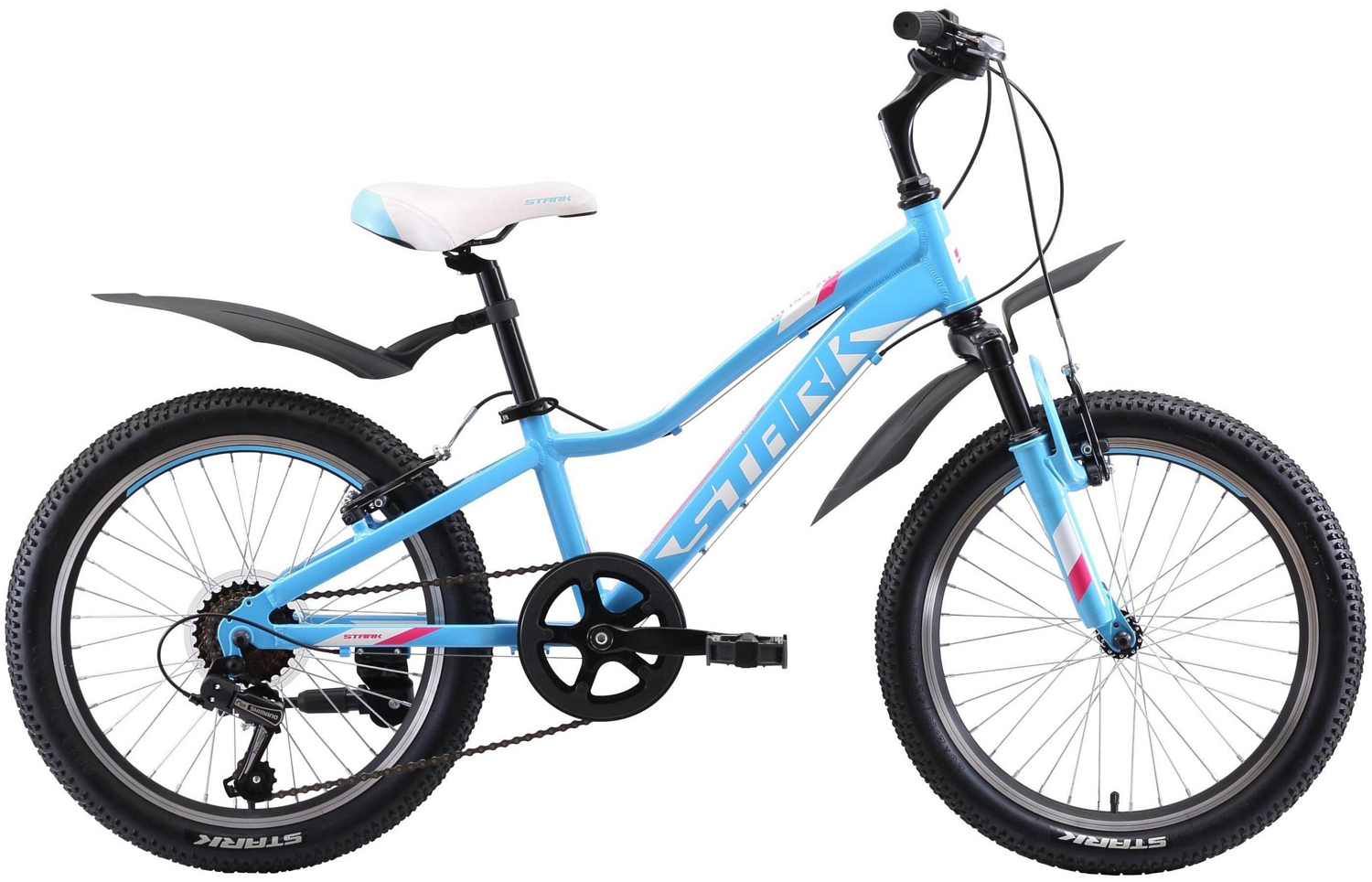 Велосипед Stark Bliss 20.1 V 2020 голубой/розовый/белый
