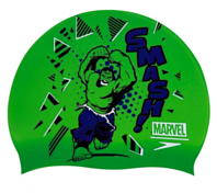 Шапочка для плавания Speedo 2022 Hulk Slogan Prt Cap Ju Classic Green/ Violet