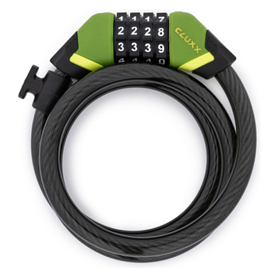 Замок велосипедный CLUXX Gardia 1200C Green/Black