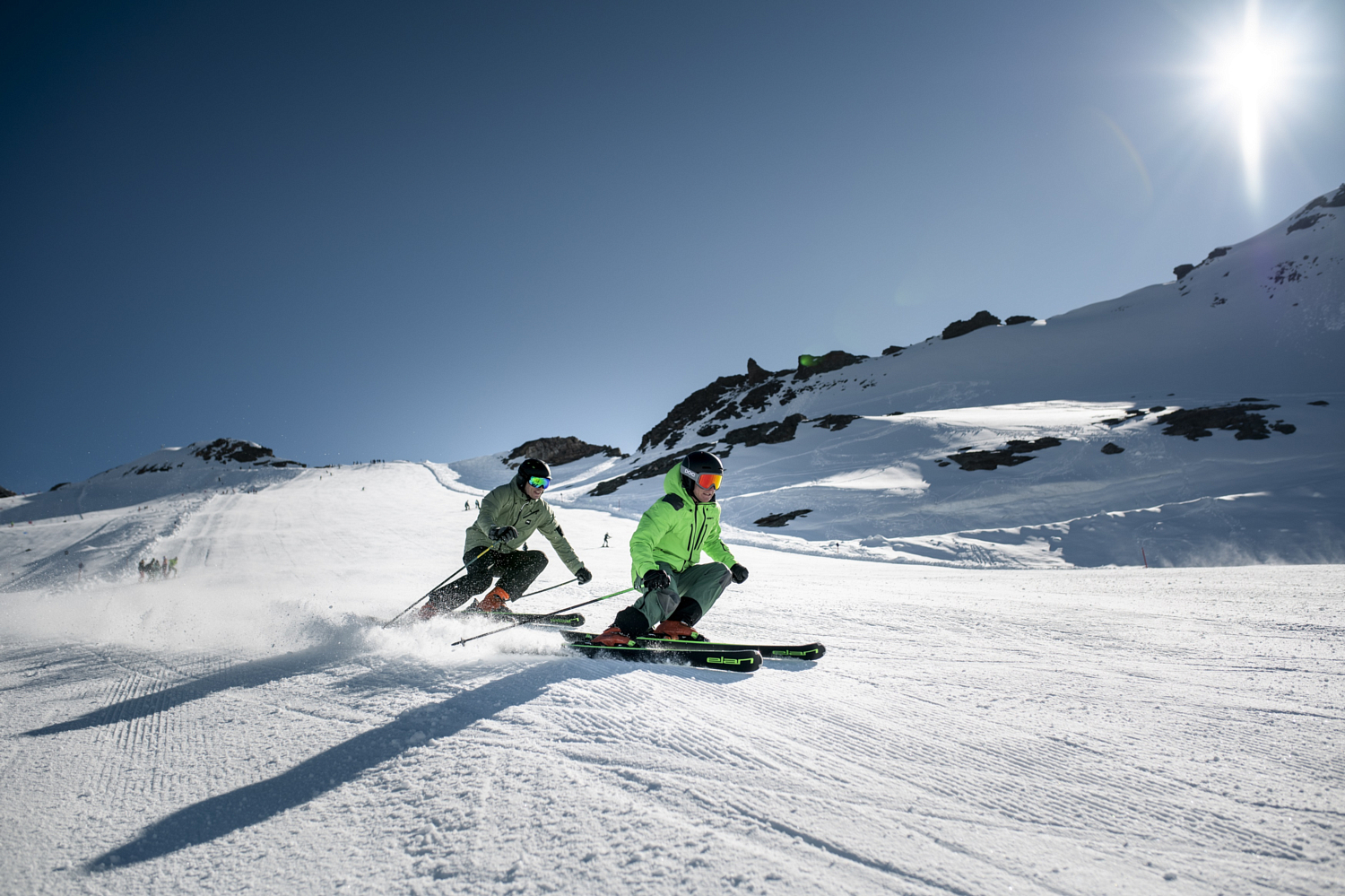 Горные лыжи с креплениями ELAN Amphibio 16Ti FusionX + EMX 12 FusionX