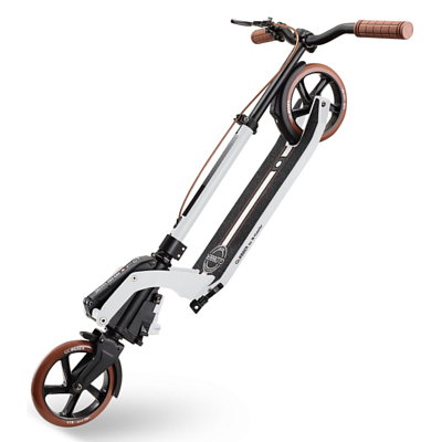 Самокат Globber One K 180 Piston Deluxe Белый