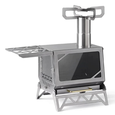 Печка Naturehike Ice Field Elf Firewood Stove Silver
