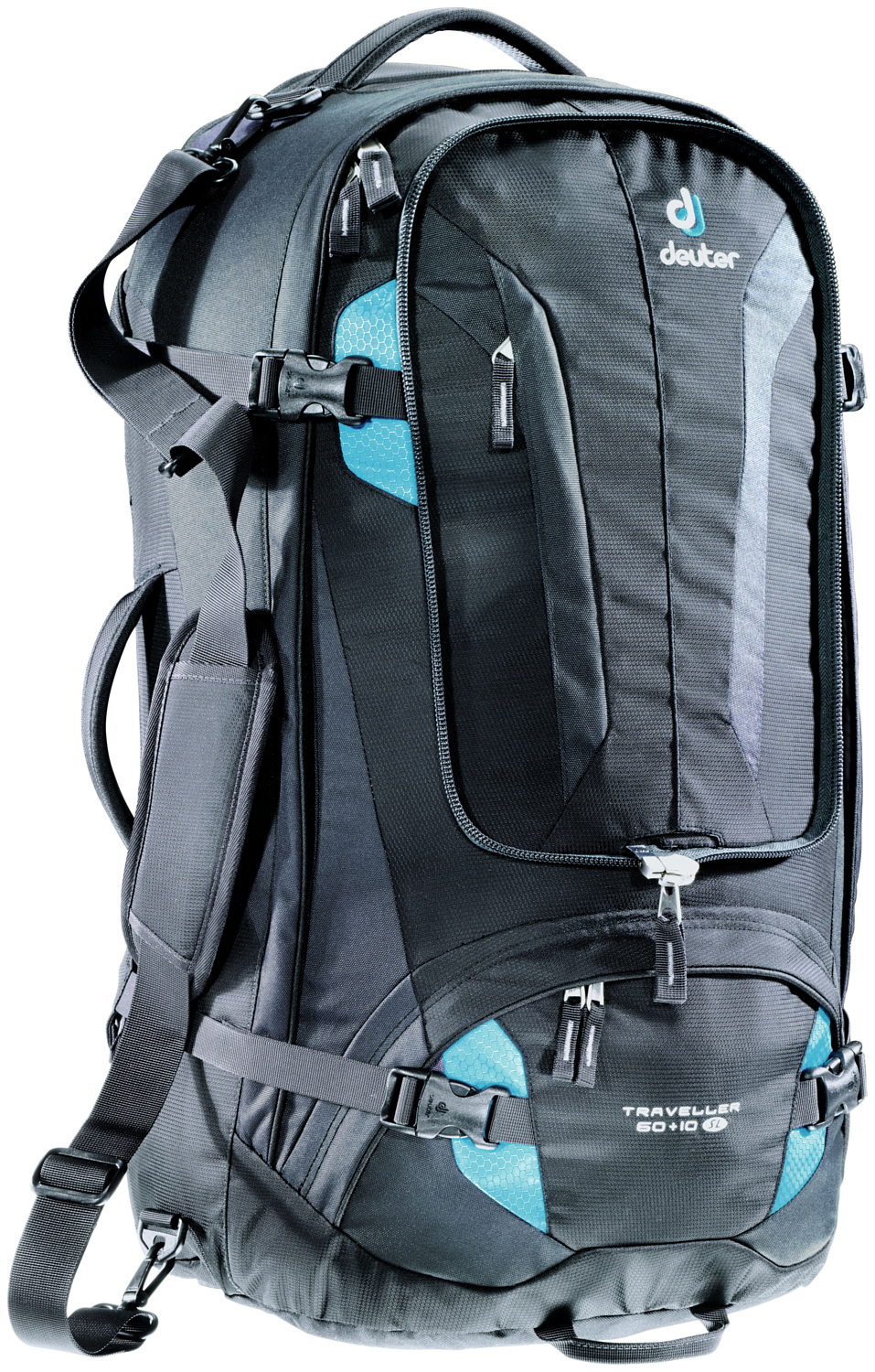Рюкзак Deuter Traveller 60+10 SL Black/Turquoise