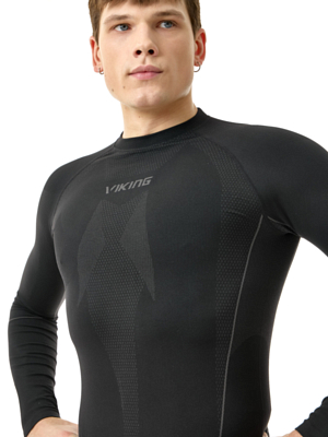 Футболка с длинным рукавом VIKING Eiger Man Black