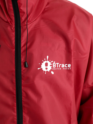 Пончо BTrace Rain Zipper Красный