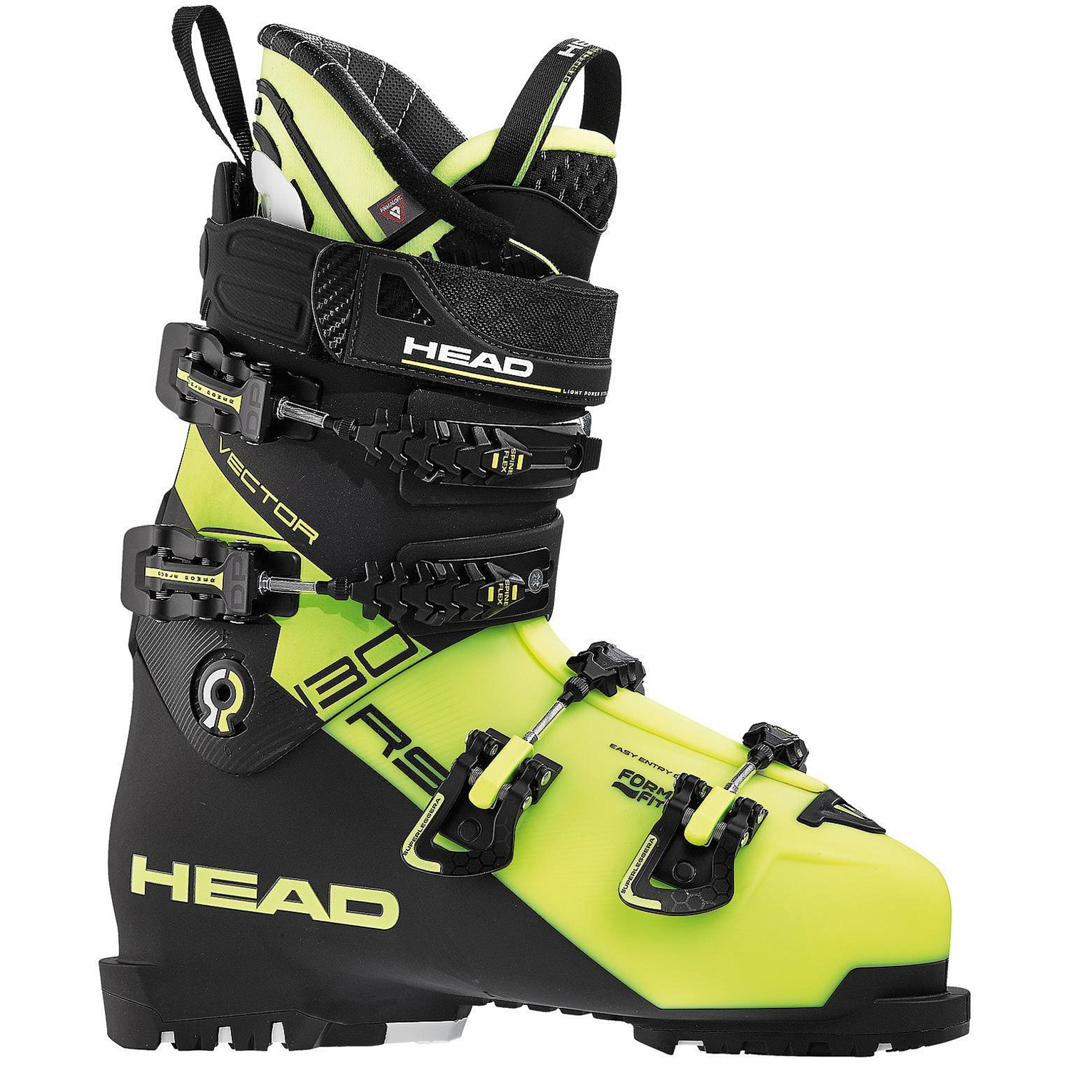 Горнолыжные ботинки HEAD Vector RS 130S yellow/black