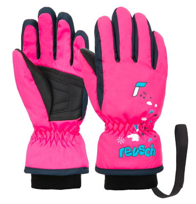 Перчатки детские REUSCH Kids Pink Glo/Dress Blue