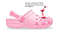 Украшение для обуви Crocs Broken Heart