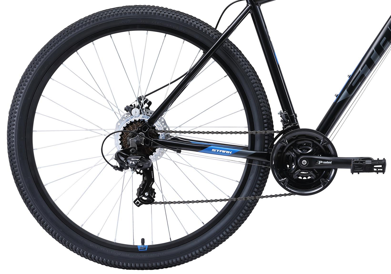 Велосипед Stark Hunter 29.2 D 2020 черный/серый/голубой