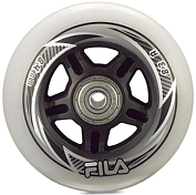 Комплект колёс для роликов FILA 2018 FILA wheels 84mm/83A+ABEC7+Alu spacer 8mm
