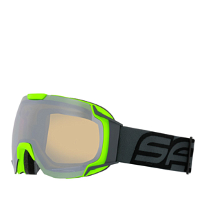 Очки горнолыжные Salice 619DARWF Lime Black/Darw Silver S3