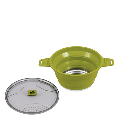 Кастрюля Tramp силиконовая 2,5л Olive
