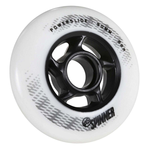 Комплект колёс для роликов Powerslide Spinner 90/88A, 4 pack Black/White