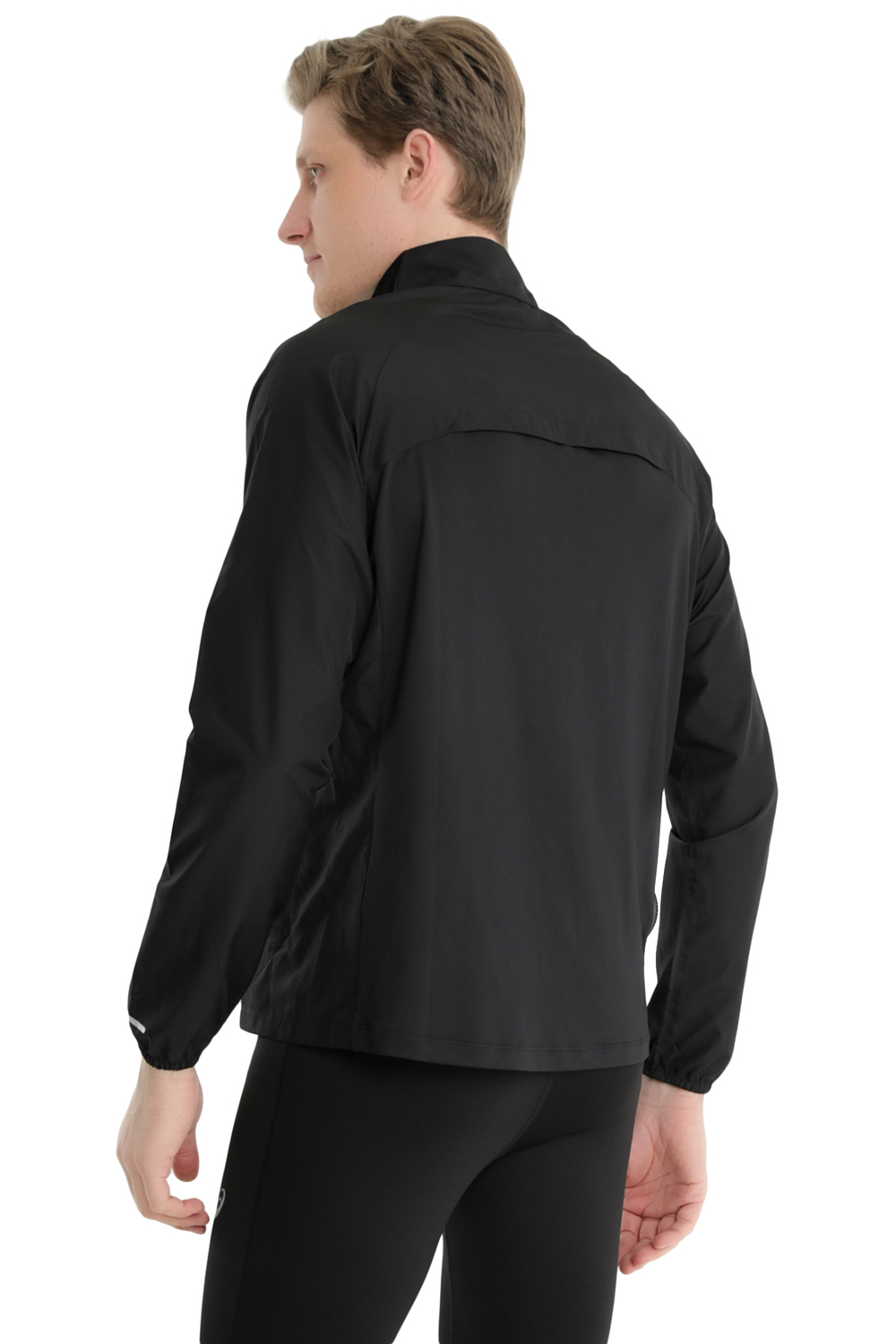 Куртка беговая Asics Icon Performance Black/Carrier Grey