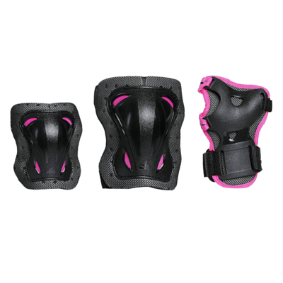 Комплект защиты для роликов Rollerblade Skate Gear Junior 3 Pack Black/Pink