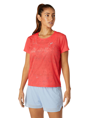 Футболка беговая Asics Ventilate Ss Pink Grapefruit
