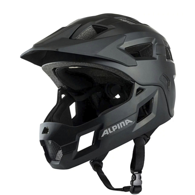 Велошлем ALPINA Rupi Black Matt