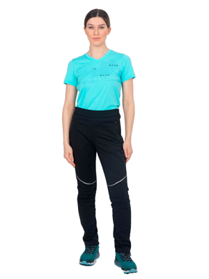 Брюки беговые MOAX Solo Full Zip Черный