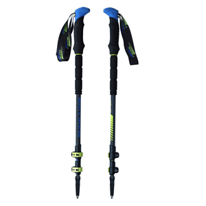 Палки треккинговые VIKING Poles Carbo Lite Black/Lime/Blue