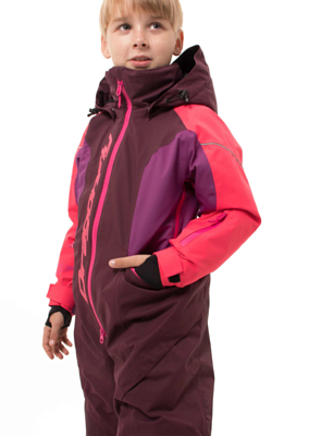 Комбинезон сноубордический детский Dragonfly Gravity Junior Purple/Brown