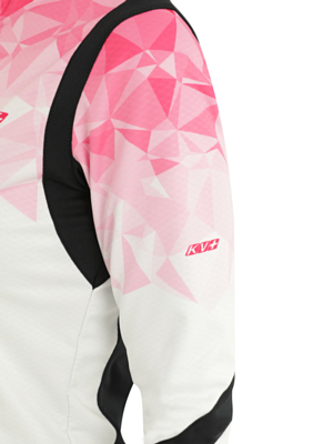 Куртка беговая KV+ Tornado Pink/White