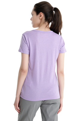 Футболка Maier Sports Feather Tee Viola Melange
