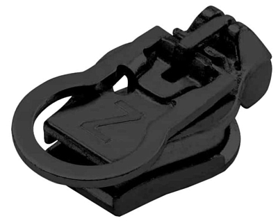 Бегунок для молнии ZlideOn Metal & Plastic Zipper  XXL Black