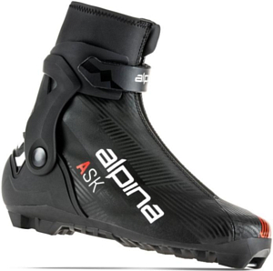 Лыжные ботинки Alpina. Action Skate Black/White/Red