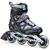 Роликовые коньки Rollerblade 2016 MACROBLADE 90 ST W BLACK/LIGHT BLUE