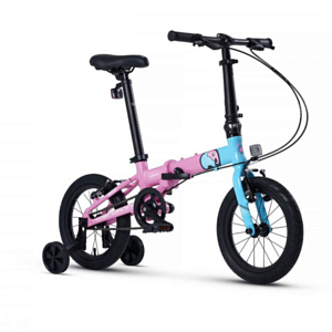 Велосипед MAXISCOO S007 Pro14 2024 Розовый с Синим