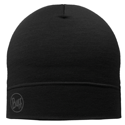 Шапка Buff Merino Lightweight Beanie Solid Black