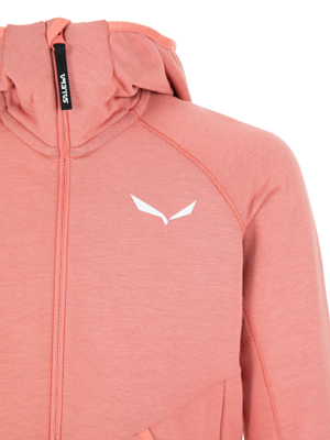 Толстовка детская Salewa Puez Hybrid Hooded Lantana Pink Melange