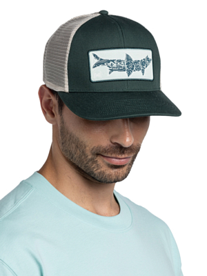 Кепка Buff Explore Trucker Cap Salty Green