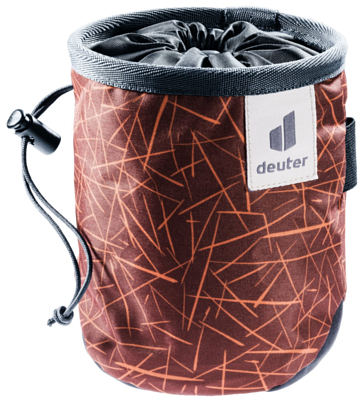 Мешочек для магнезии Deuter Gravity Chalk Bag I Redwood Scratches/Graphite