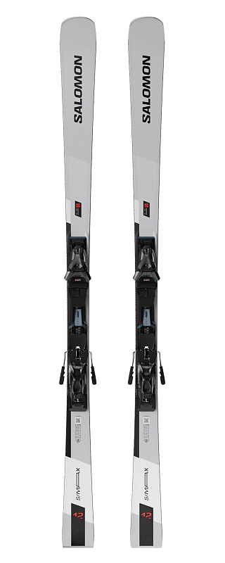 Горные лыжи с креплениями SALOMON E S/Max 12 + MI12 GW F80 Silver