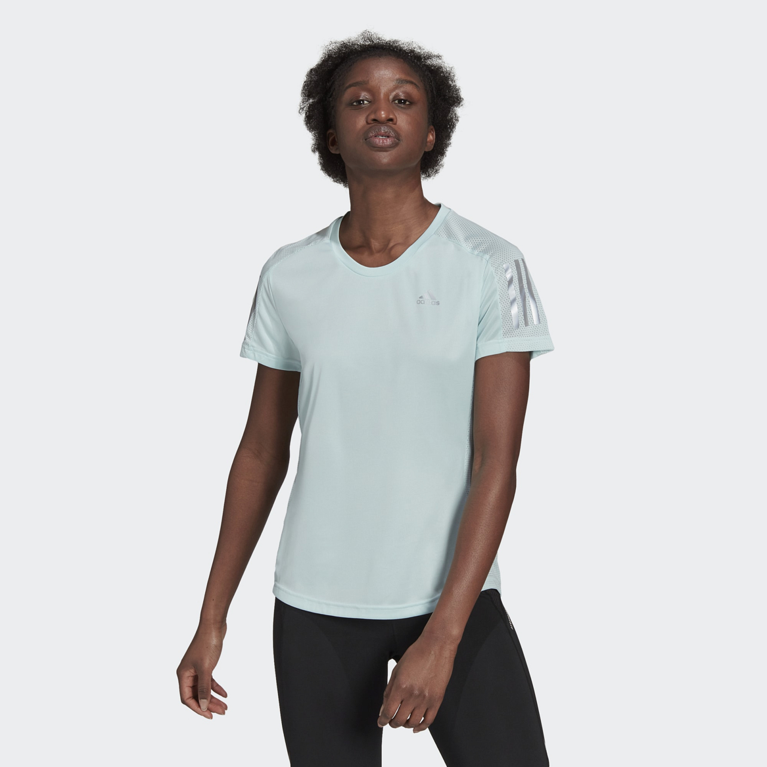Футболка беговая Adidas Own The Run Tee Halo Mint