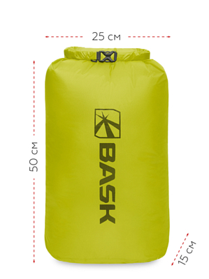 Гермомешок BASK Dry Bag Light 12 Желтый