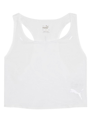 Топ беговой Puma Ultraspun Crop White
