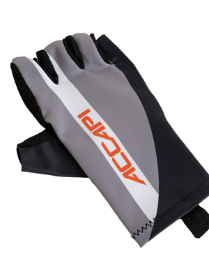 Перчатки велосипедные Accapi Fingerless Cycling Gloves JR Gray/White