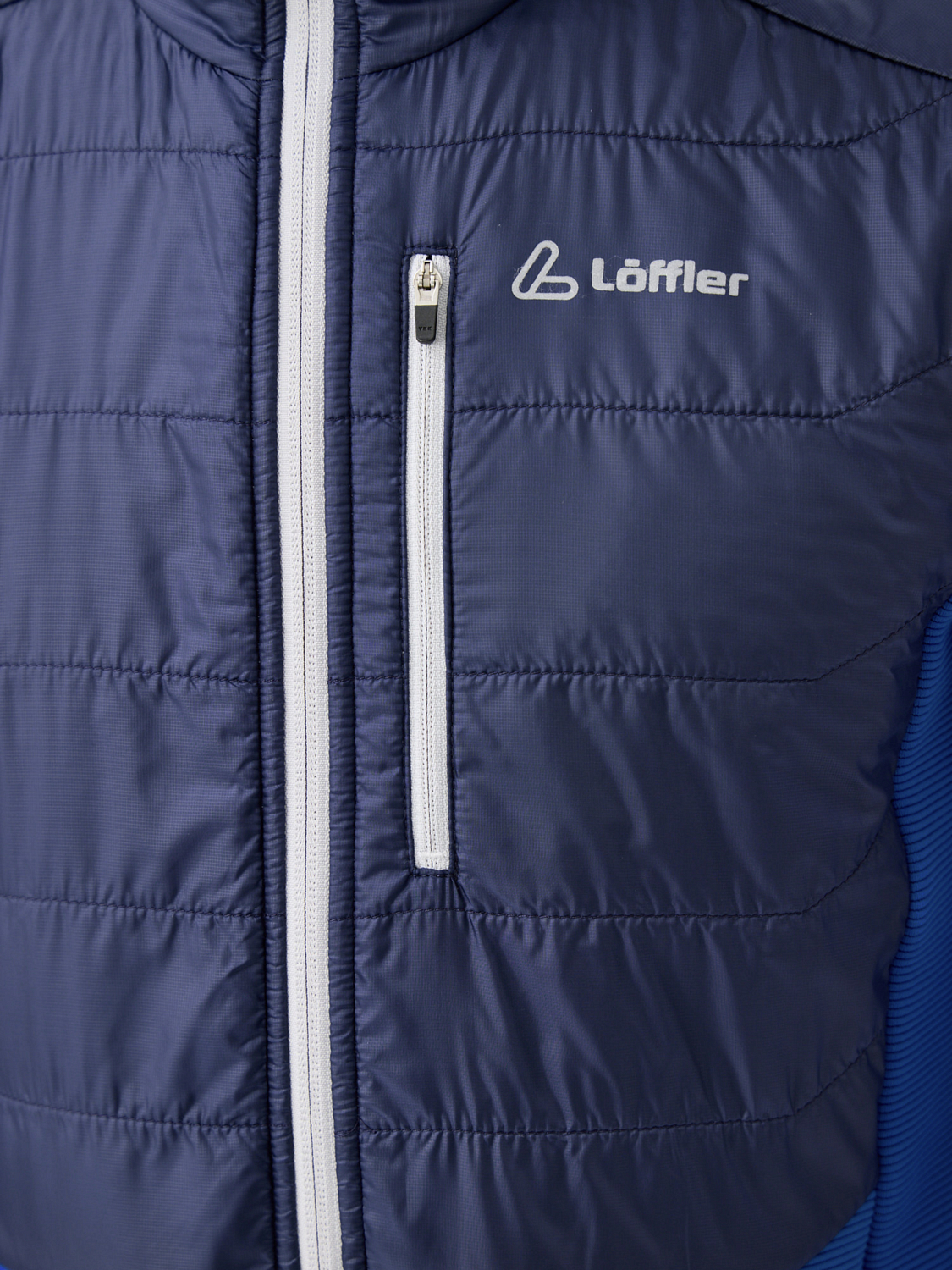 Куртка беговая Loeffler Hybrid Ozzy Pl Active Dark Blue