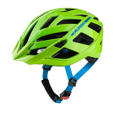 Велошлем ALPINA Panoma 3.0 Green-Blue Gloss