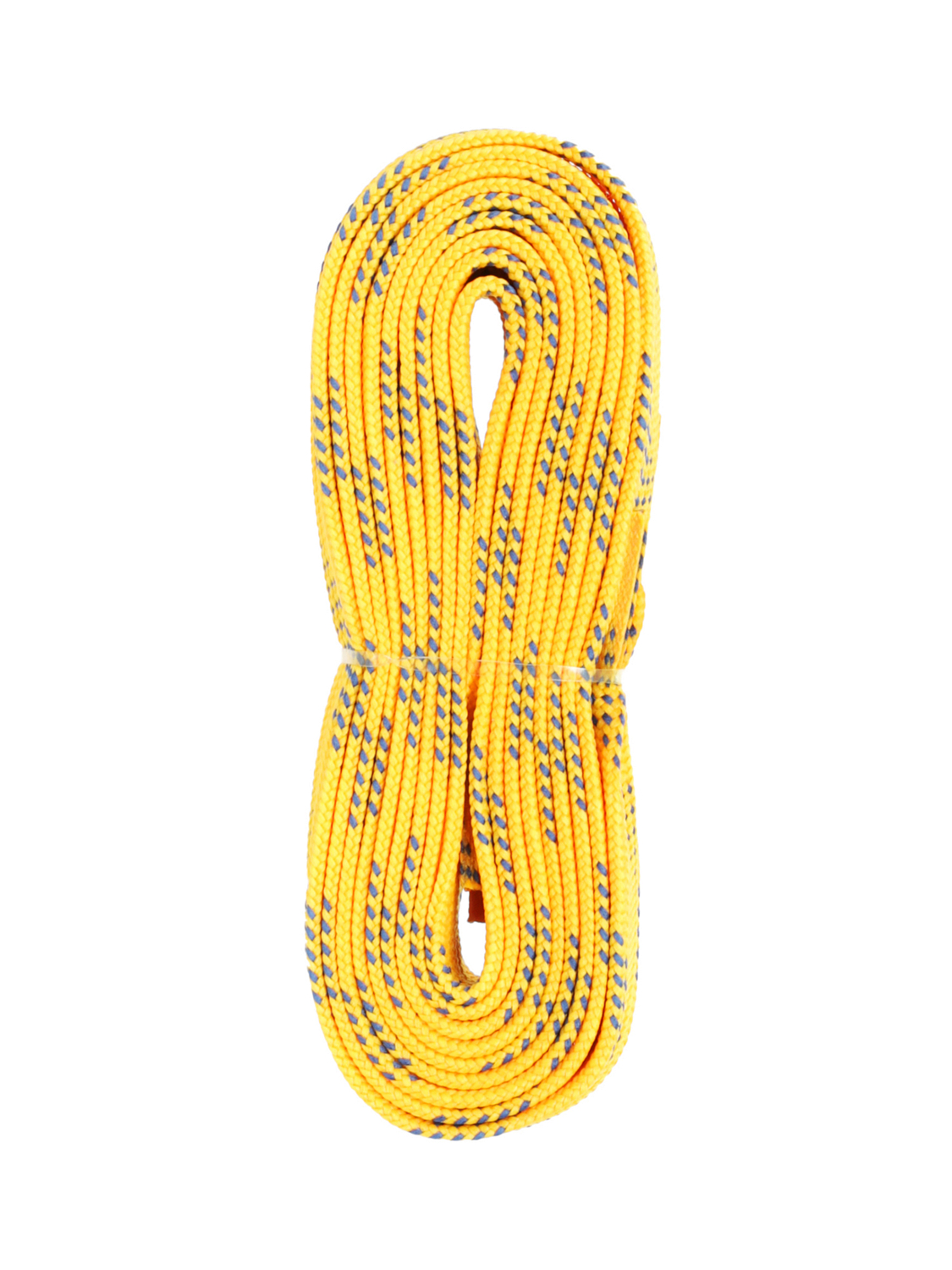 Шнурки для коньков FLAME Hockey Elite Jr 218см (86&quot;) с пропиткой желтый/синий