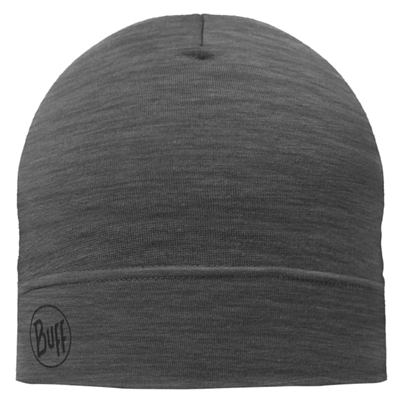 Шапка Buff Merino Lightweight Beanie Solid Grey