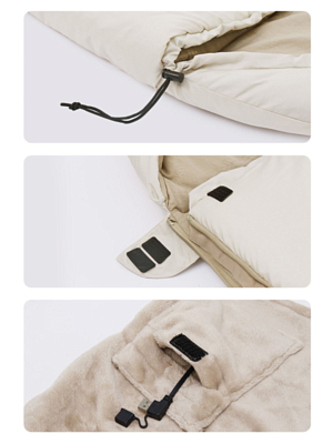 Спальник Naturehike Rixuan USB-Heating BE400 Left Brown