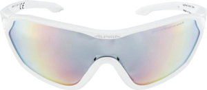 Очки солнцезащитные ALPINA S-Way QVM+ White Matt/Rainbow Mirror