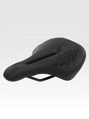 Седло CLUXX Stradio 300 187х252мм Black