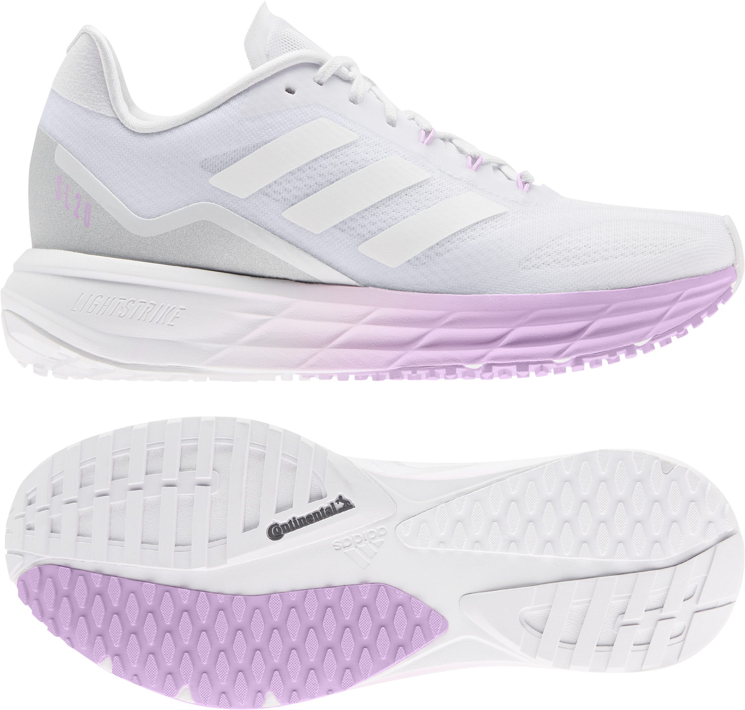 Кроссовки Adidas Sl20.2 W Dash Grey/Ftw White/Clear Lilac