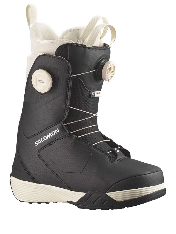 未使用 24-25 Salomon Kiana Dual Boa 24cm Ботинки для сноуборда SALOMON Kiana Dual Boa Black