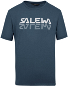 Футболка для активного отдыха Salewa Reflection Dry M T-Shirt Premium Navy Melange
